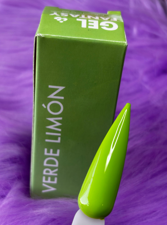 GEL VERDE LIMON FANTASY NAILS